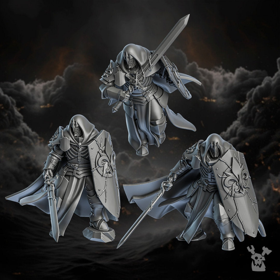 3d Printed Knights of the Thorn by DakkaDakka Miniatures