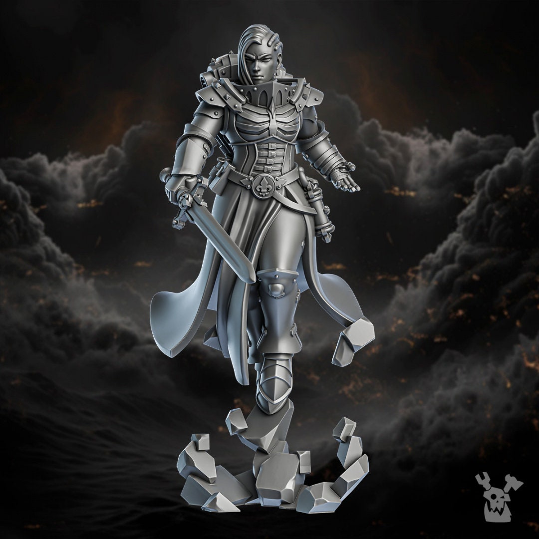 3d Printed Saint Ephra by DakkaDakka Miniatures