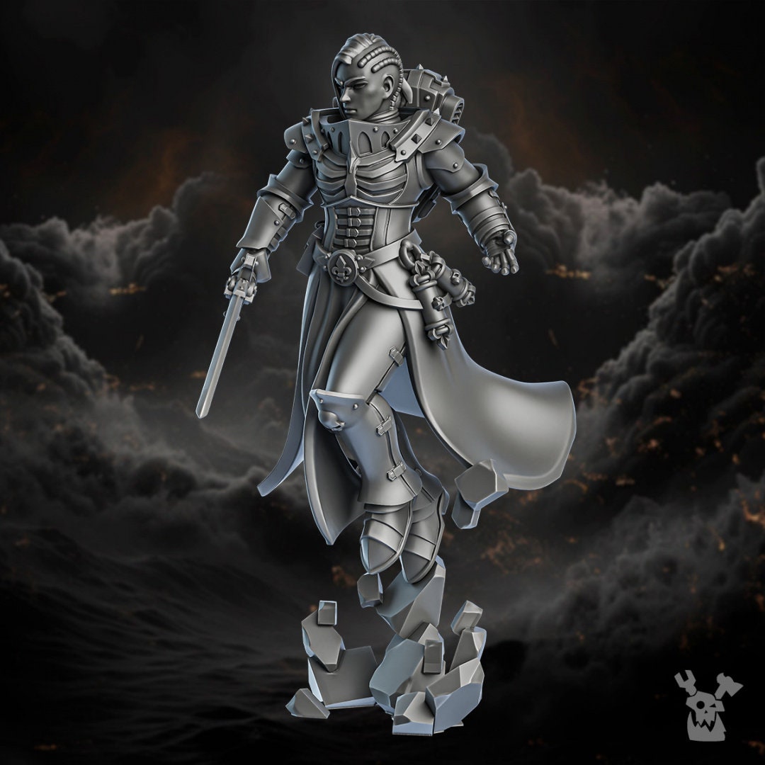 3d Printed Saint Ephra by DakkaDakka Miniatures