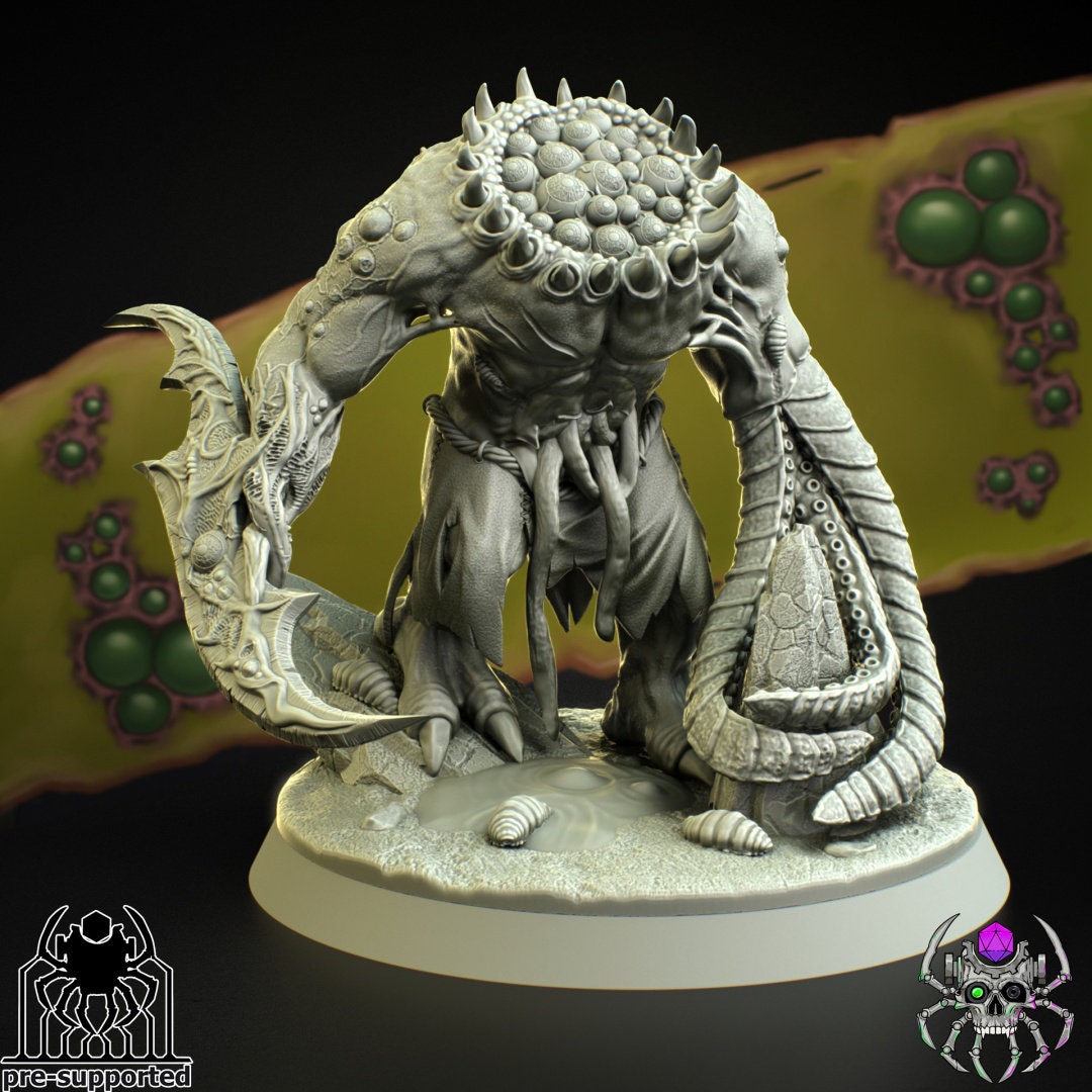 3D Printed Plague Abomination by EightLegs Miniatures