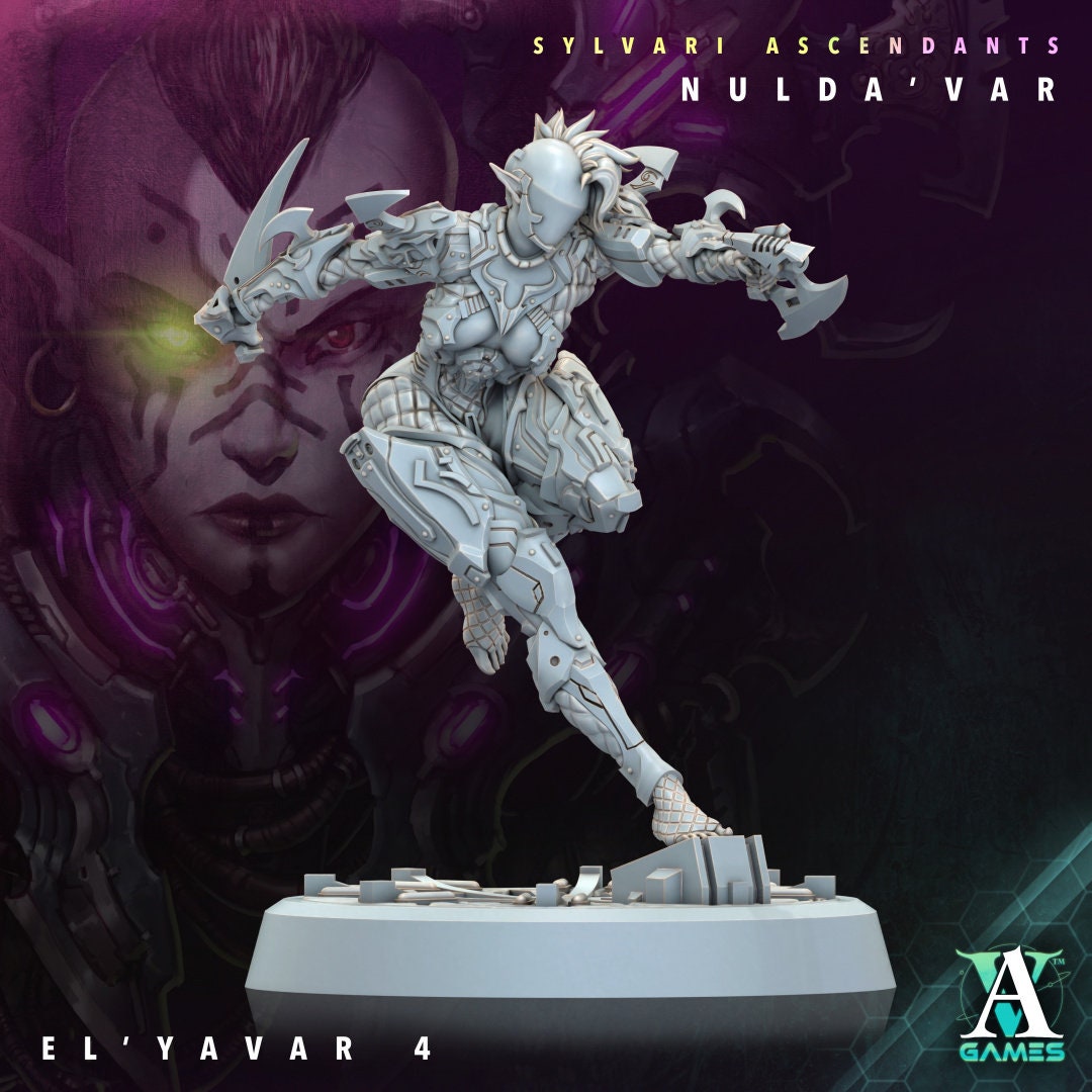 3D Printed El'Yavar by Archvillain Games