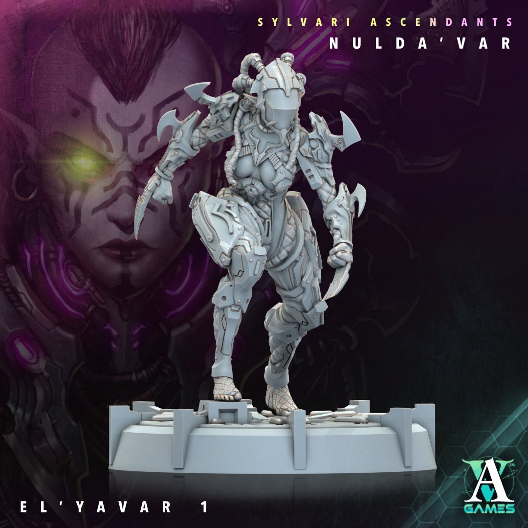 3D Printed El'Yavar by Archvillain Games