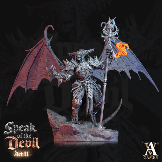 3D Printed Agonite Devil by Archvillain Games