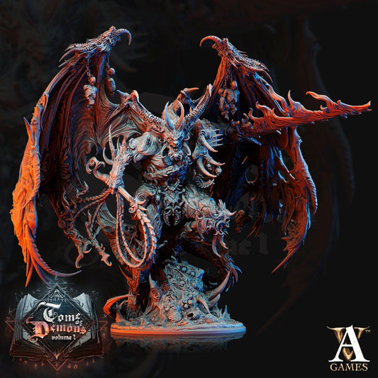 3D Printed Armaros, Chaos Incarnate by Archvillain Games