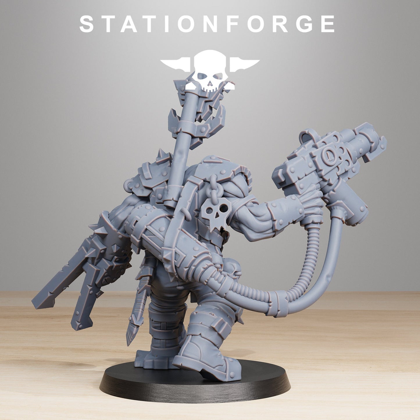 3D Printed Orkaz BlackSkull by StationForge Miniatures