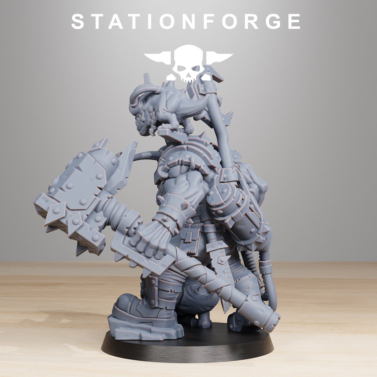 3D Printed Orkaz BlackSkull by StationForge Miniatures