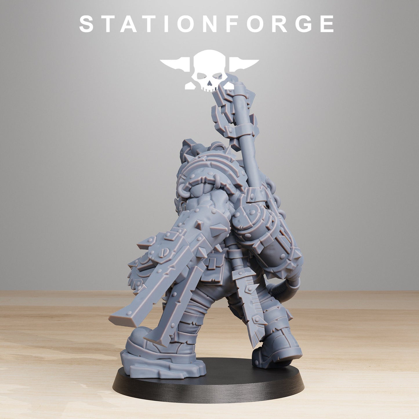 3D Printed Orkaz BlackSkull by StationForge Miniatures