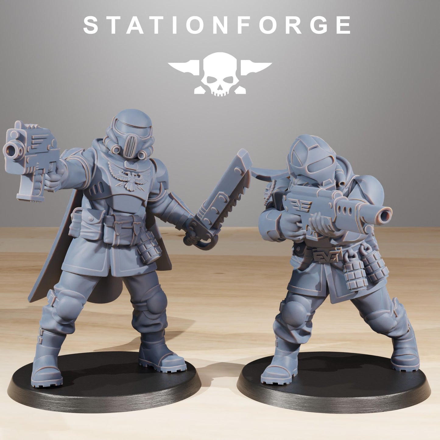 3D Printed Vaskar Freedom Fighters x10 by StationForge Miniatures