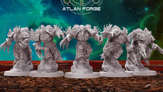 3d Printed Hades Black Vultures by Atlan Forge Miniatures