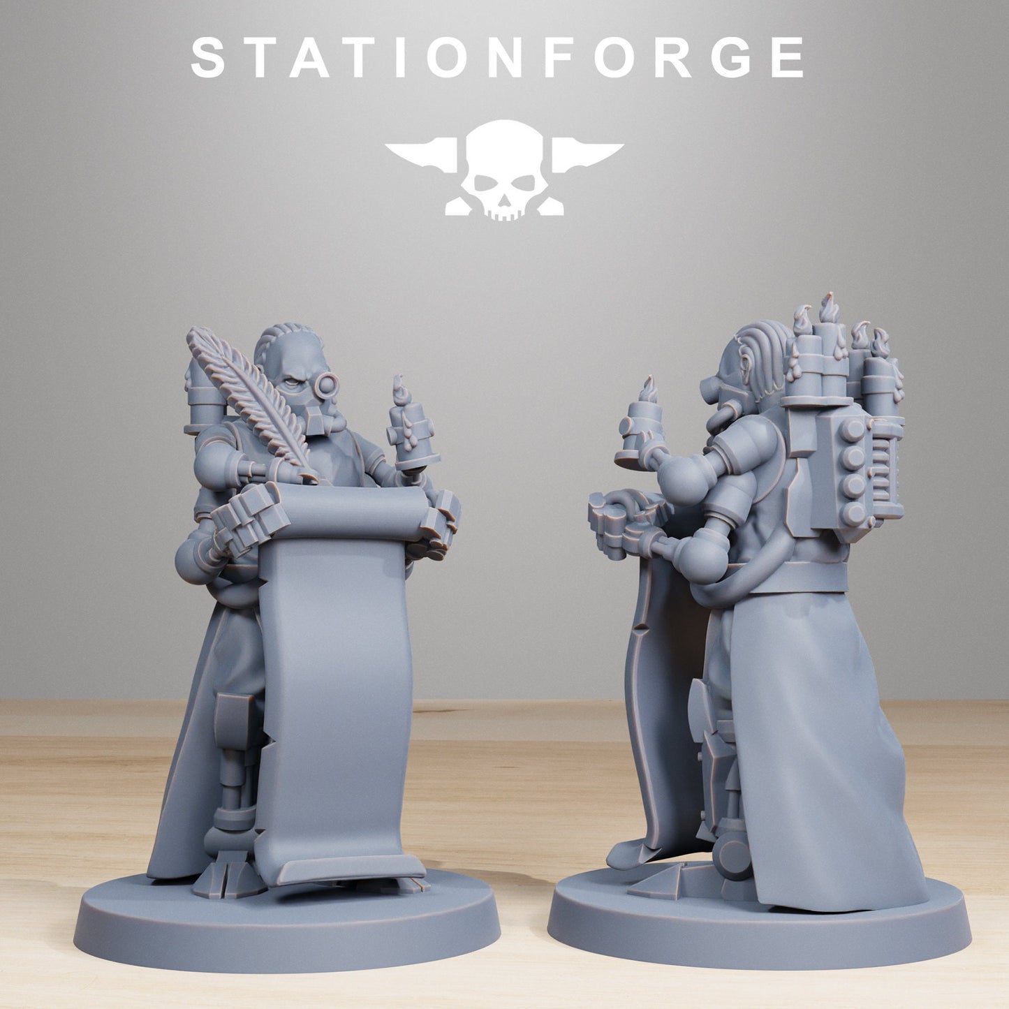 3D Printed Scavenger Vicars by StationForge Miniatures