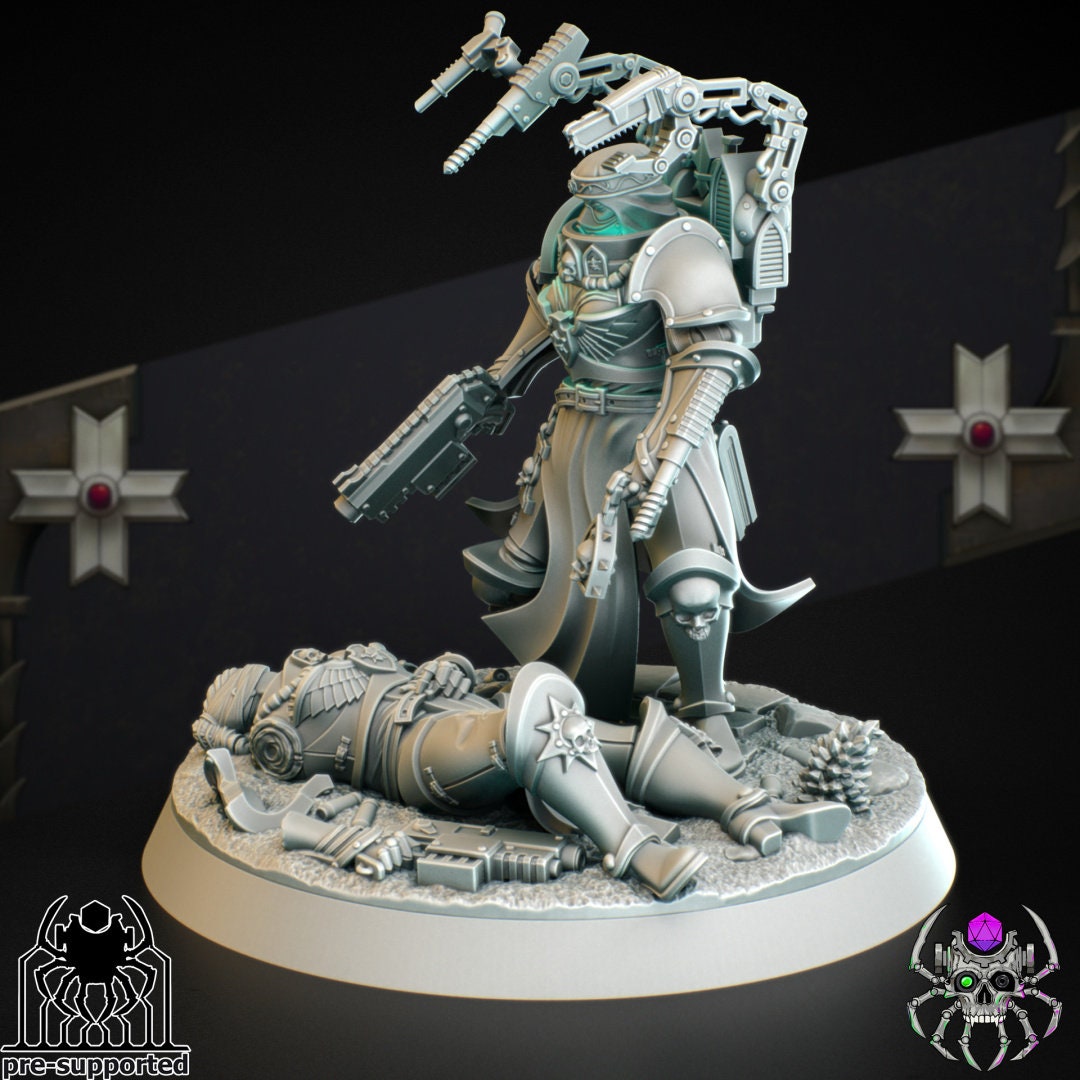 3d Printed Apothecary Widow by EightLegs Miniatures