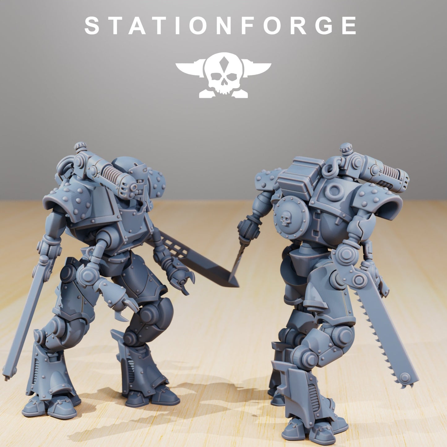 3D Printed Scavenger Exutars by StationForge Miniatures