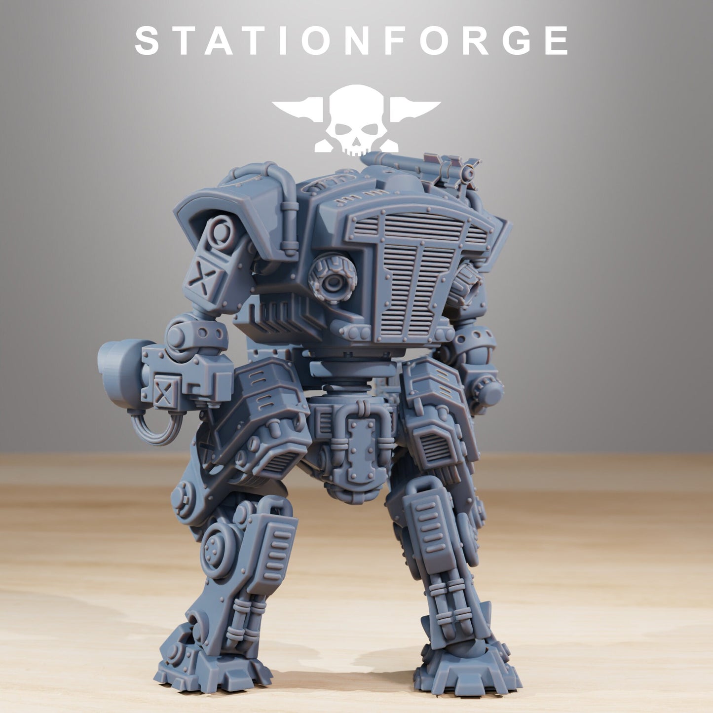 3D Printed NationalGuard Warmech by StationForge Miniatures