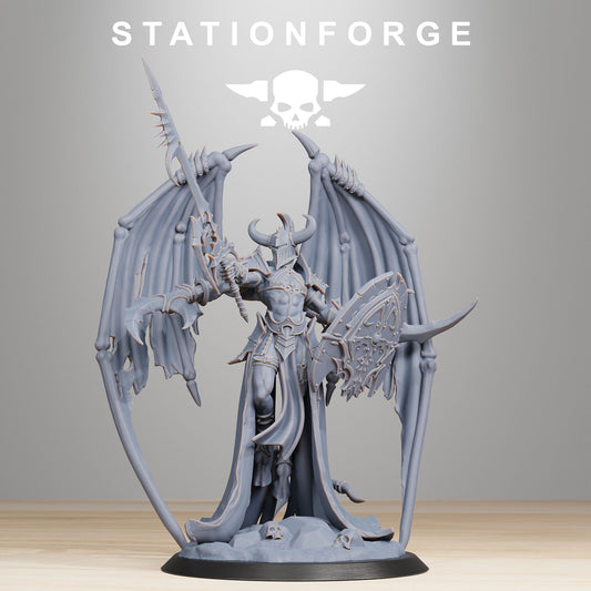 3D Printed Demon Queen by StationForge Miniatures