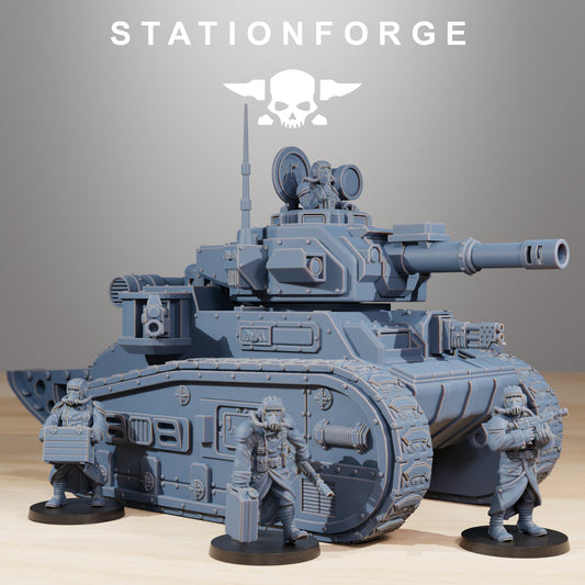 3D Printed GrimGuard Light Tank by StationForge Miniatures