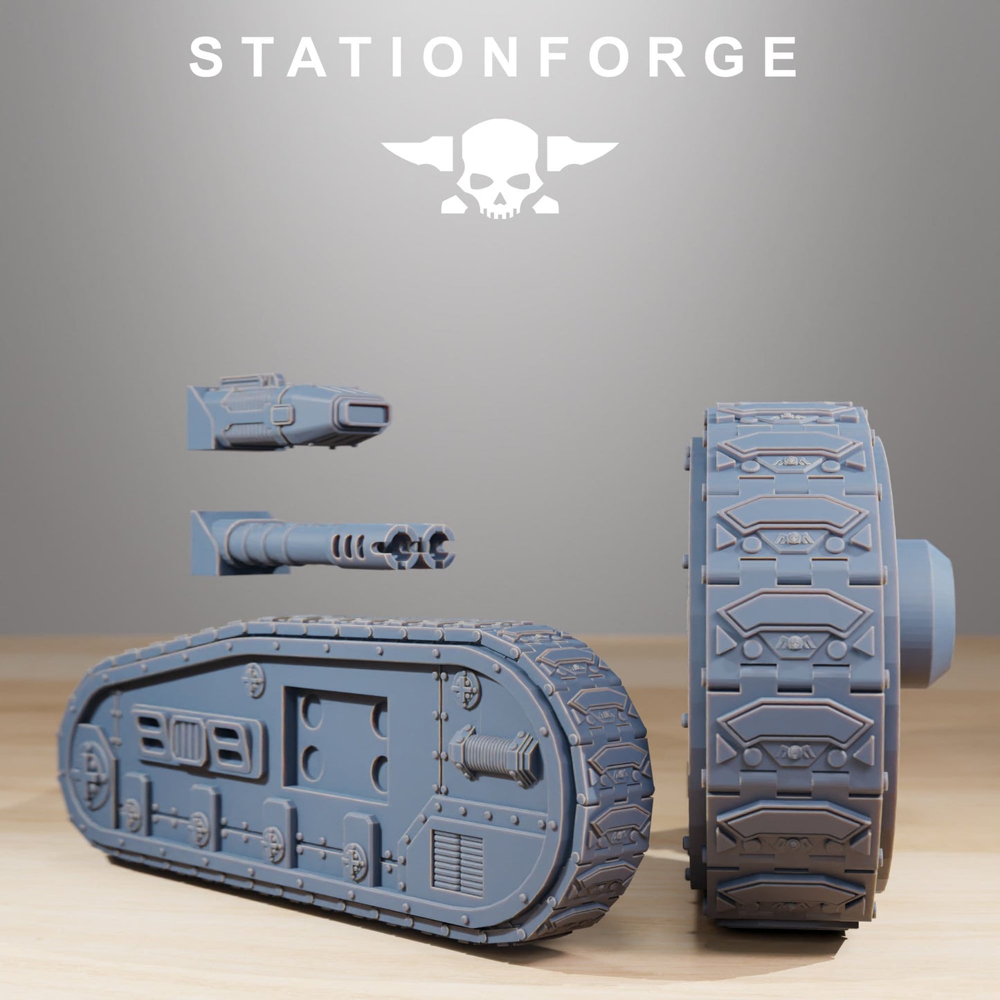 3D Printed GrimGuard Light Tank by StationForge Miniatures