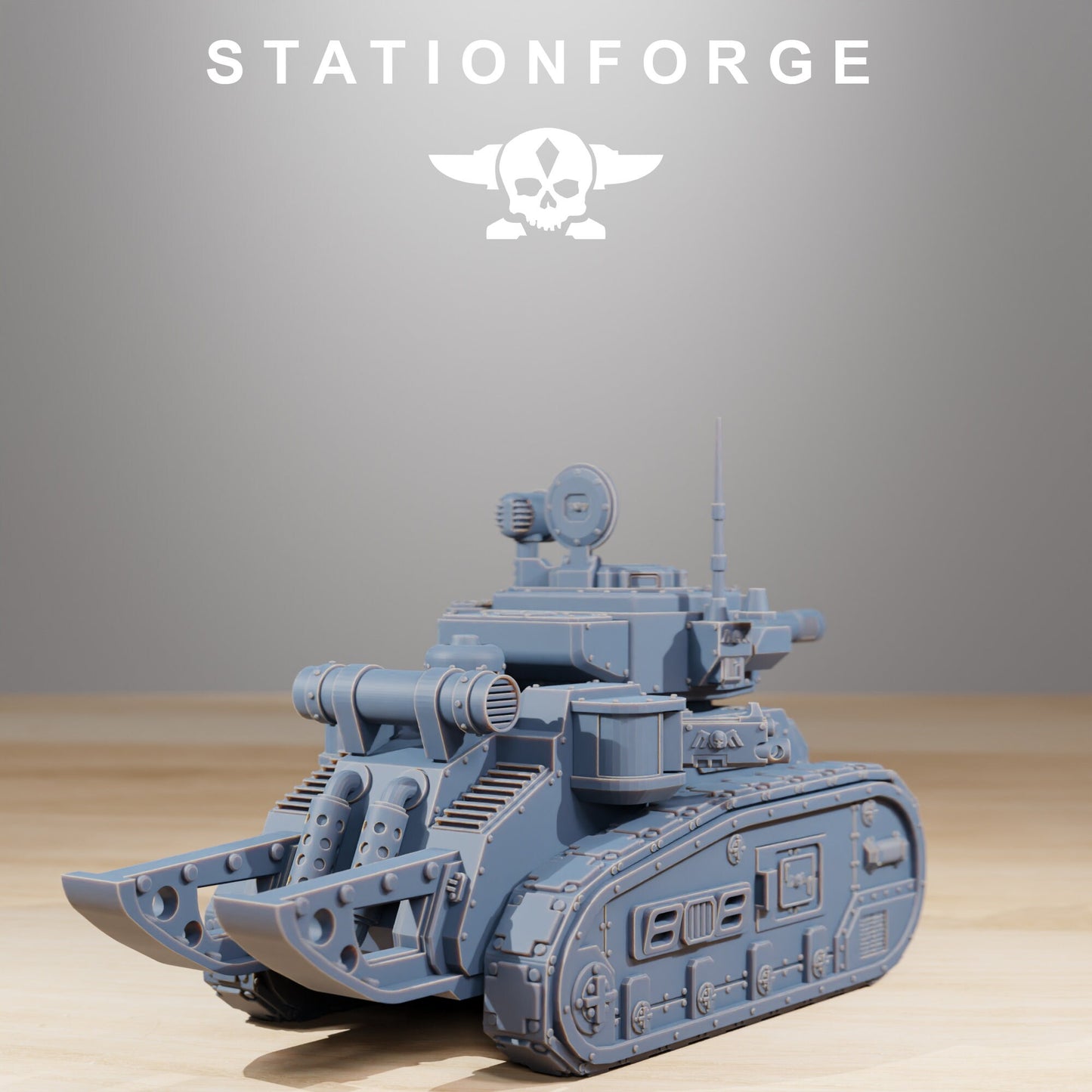 3D Printed GrimGuard Light Tank by StationForge Miniatures