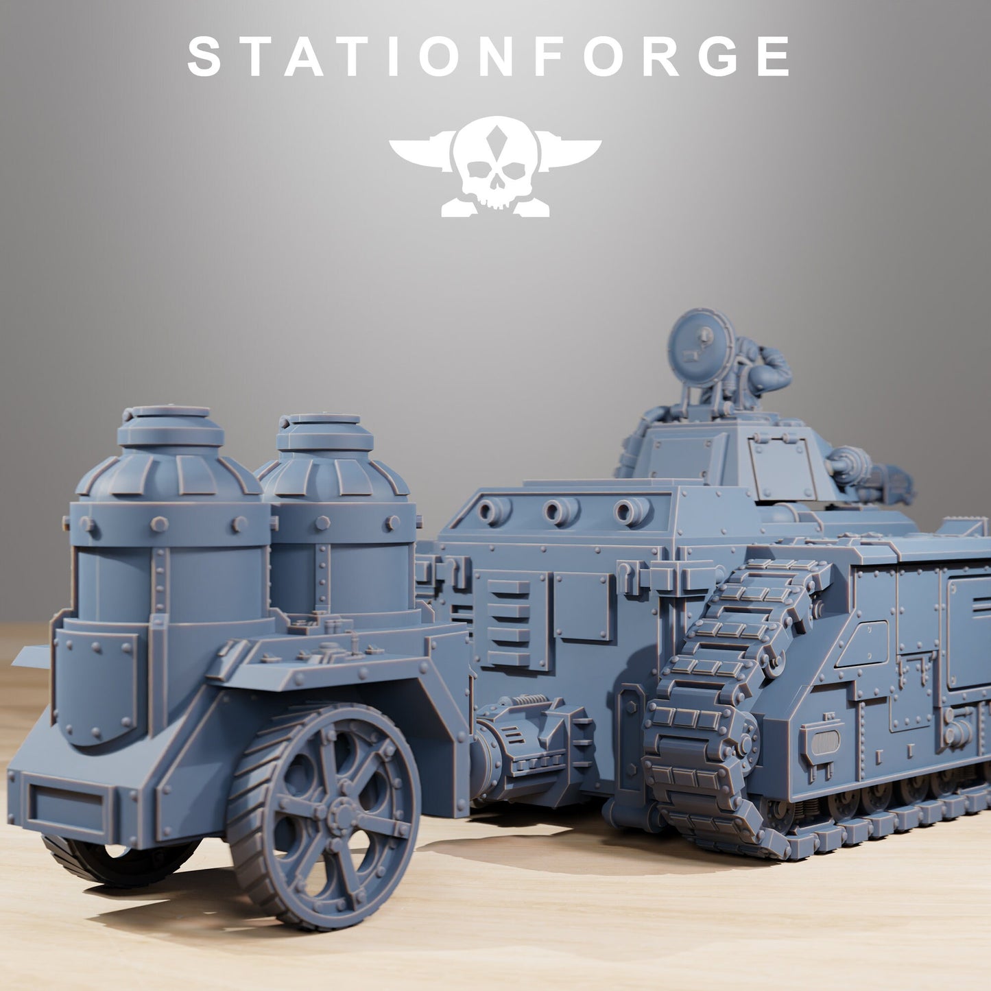 3D Printed GrimGuard Flame Tank by StationForge Miniatures