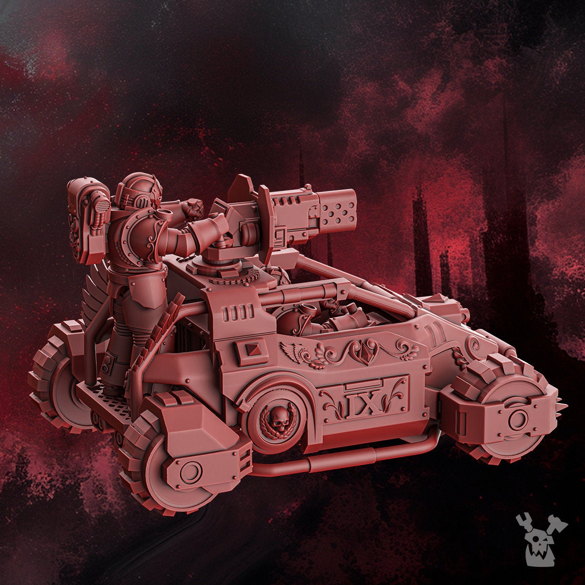 3d Printed Crimson Wings Buggy by DakkaDakka Miniatures