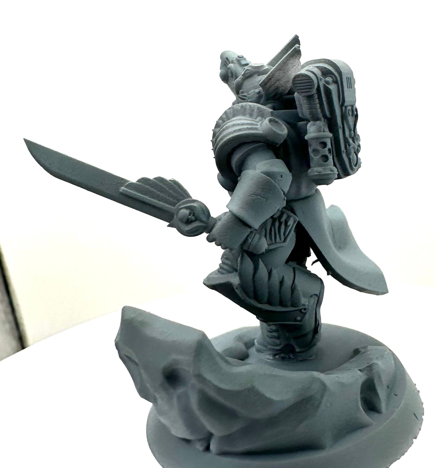 3d Printed Crimson Wings Captain by DakkaDakka Miniatures