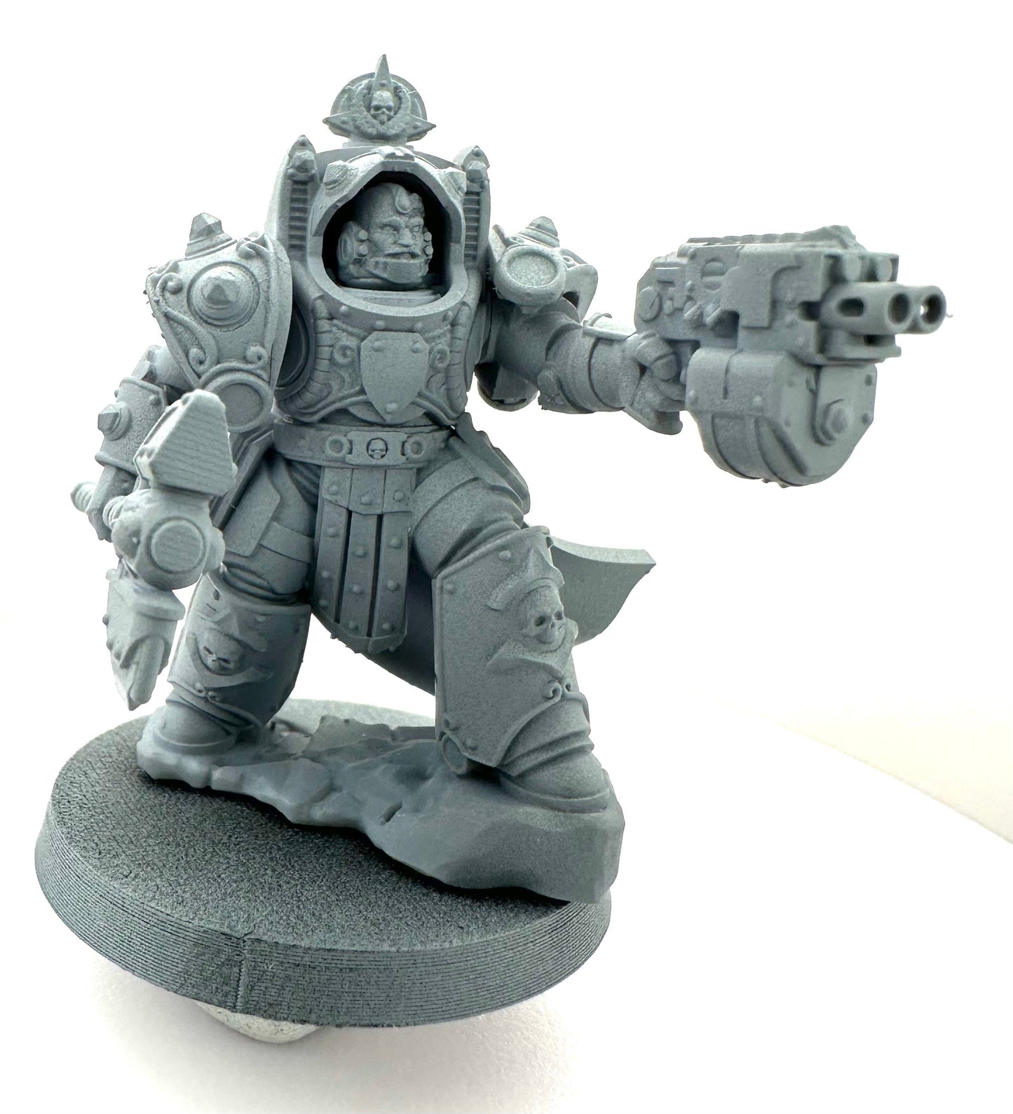 3d Printed Crimson Wings Curator in Destroyer Armor by DakkaDakka Miniatures