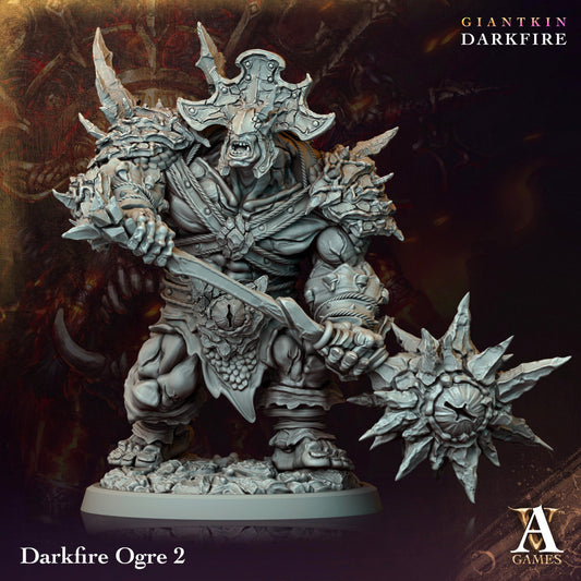 3D Printed Darkfire Ogre by Archvillain Games