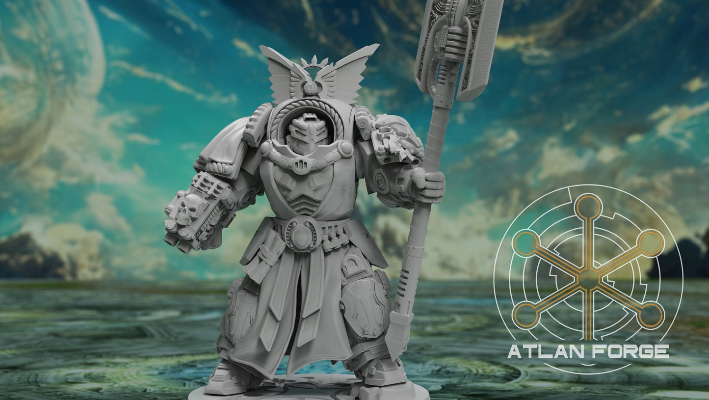 3d Printed Angelic Dominator Mage by Atlan Forge