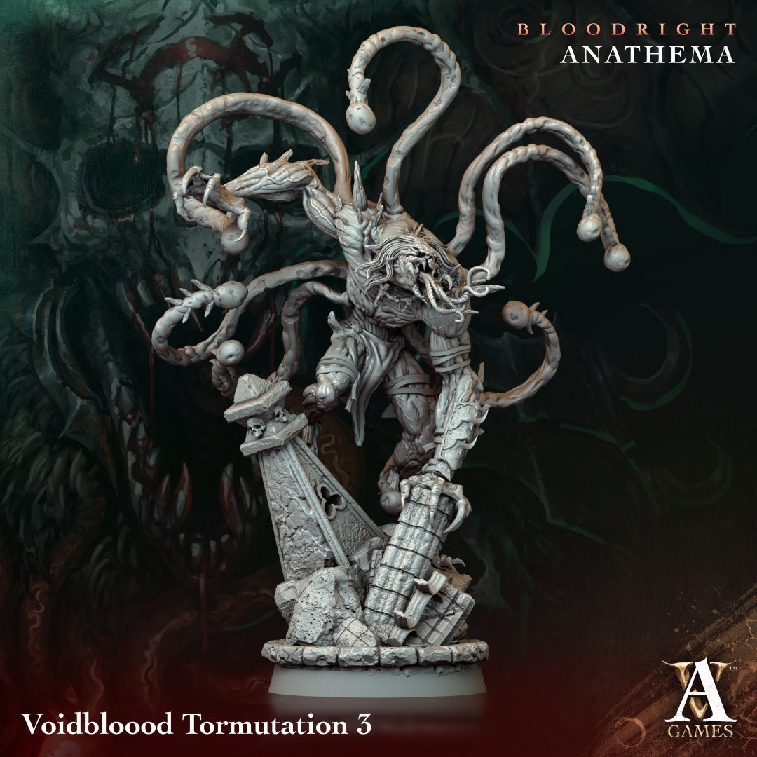 3D Printed Voidblood Tormutation by Archvillain Games