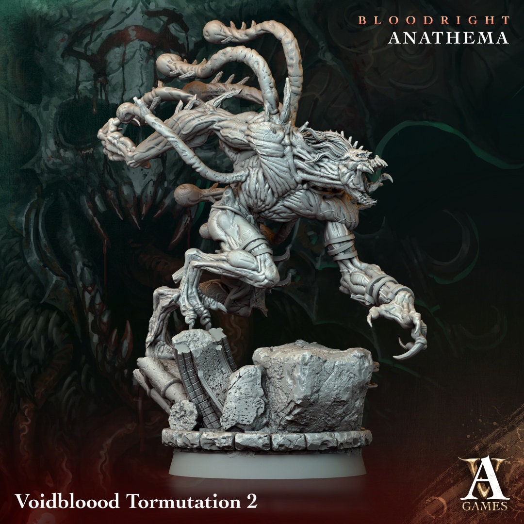 3D Printed Voidblood Tormutation by Archvillain Games