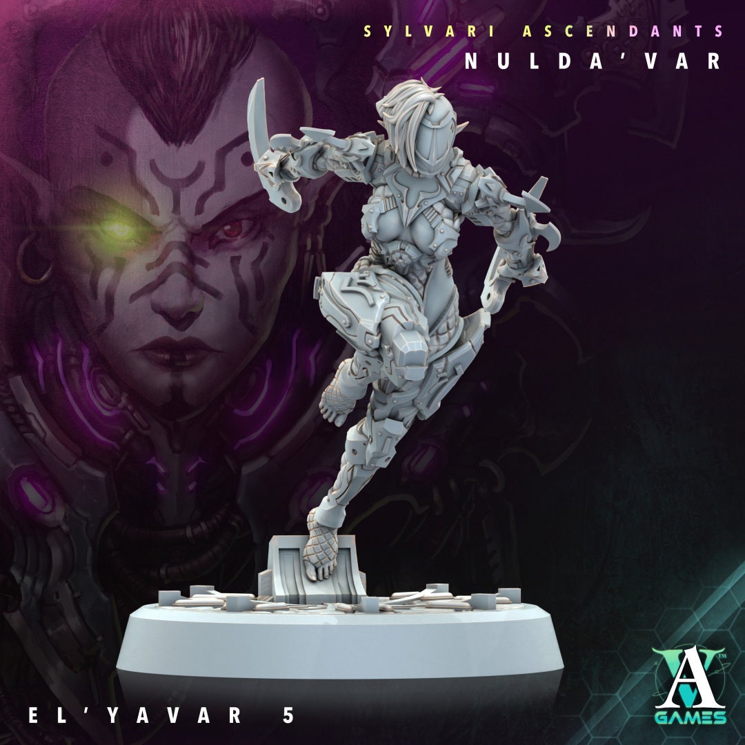 3D Printed El'Yavar by Archvillain Games