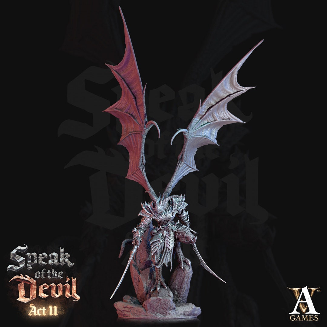 3D Printed Agonite Devil by Archvillain Games