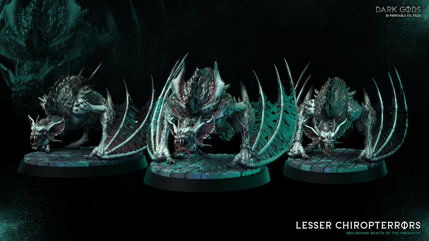 3D Printed Lesser Chirropterrors by Dark Gods Miniatures