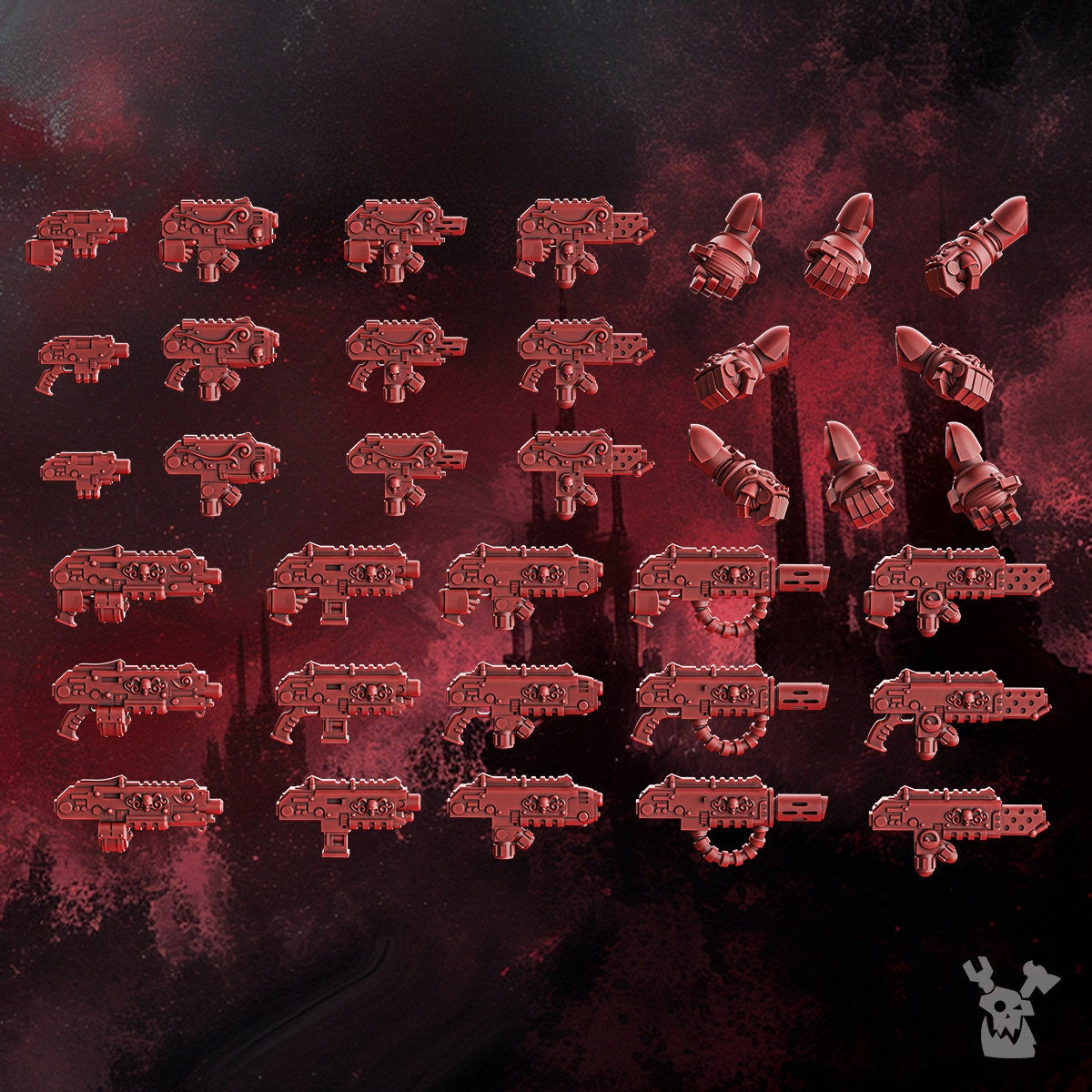 3d Printed Crimson Wings Tactical Squad by DakkaDakka Miniatures