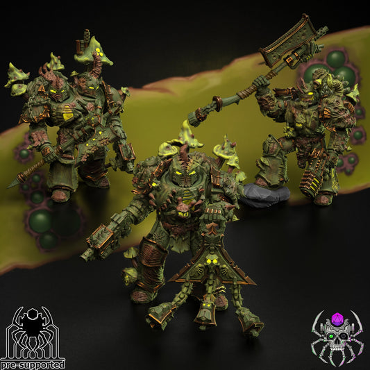 3D Printed Plague Bringer Battle Squad by EightLegsMiniatures