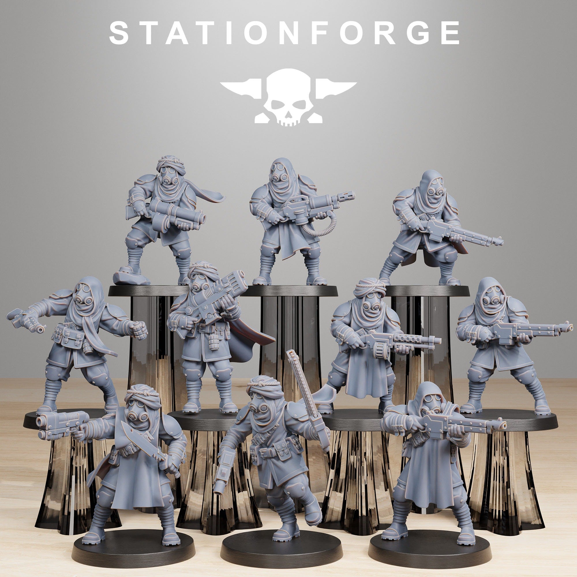 3D Printed GrimGuard Scorchers by StationForge Miniatures – Last Hope ...