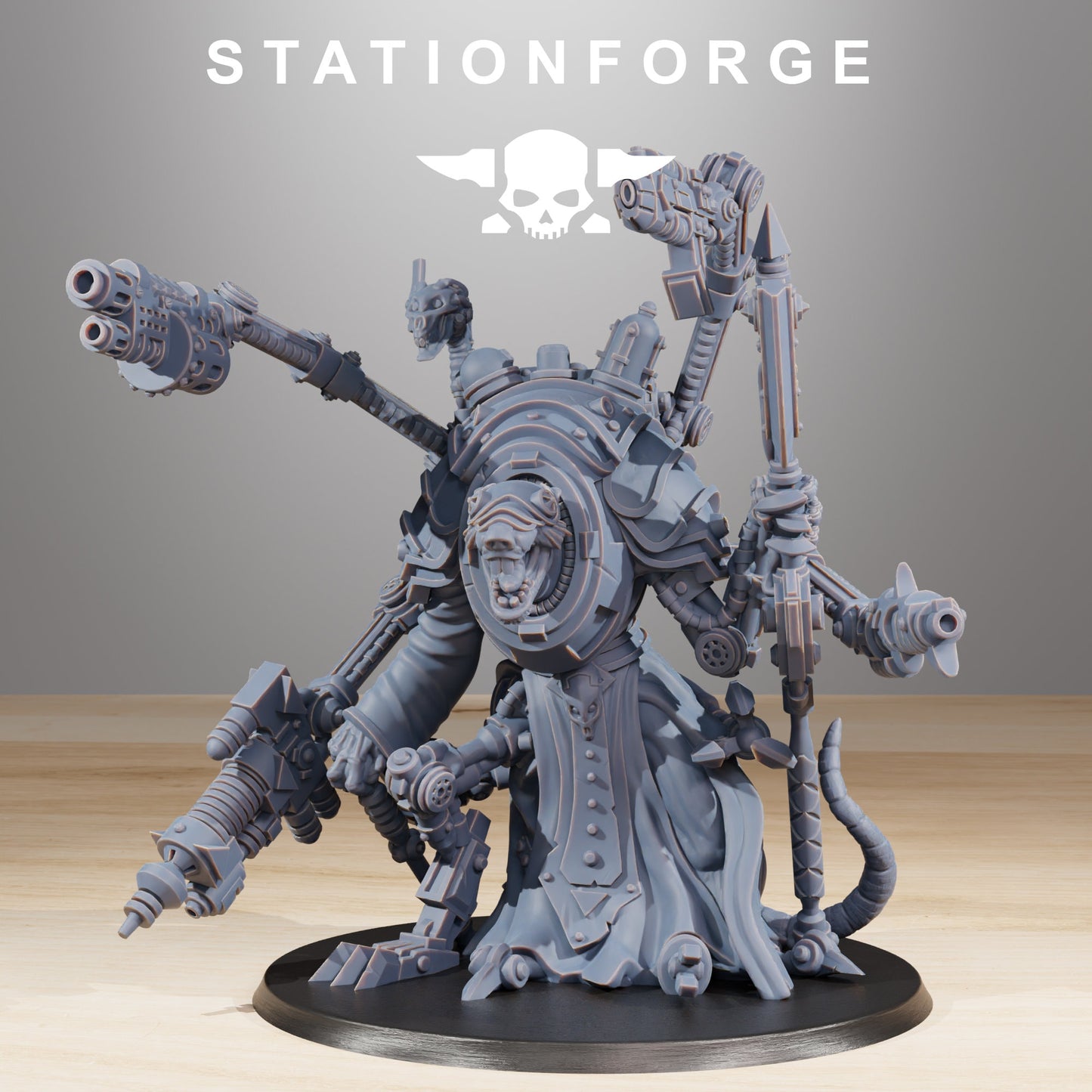 3D Printed Raticus Techer by StationForge Miniatures