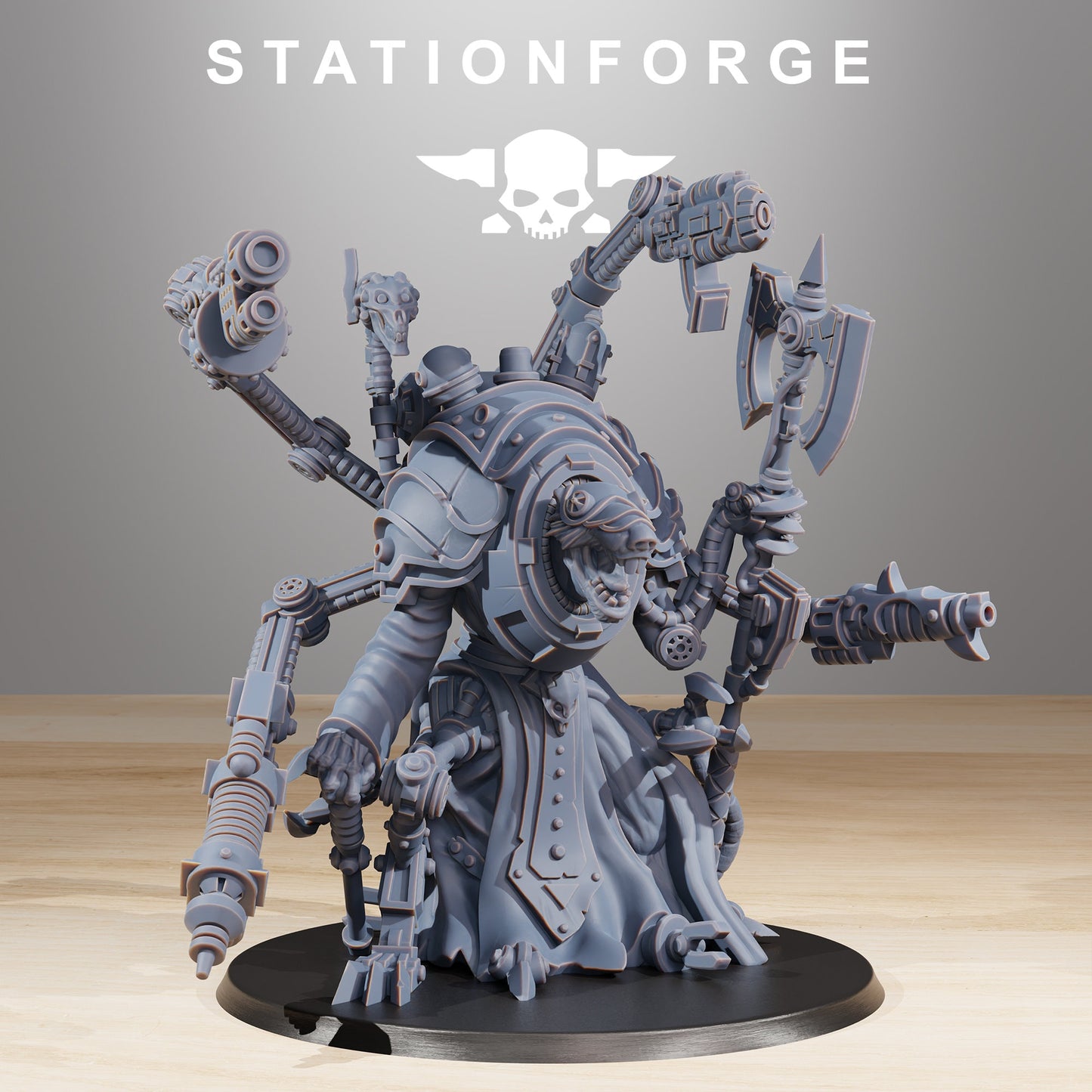 3D Printed Raticus Techer by StationForge Miniatures