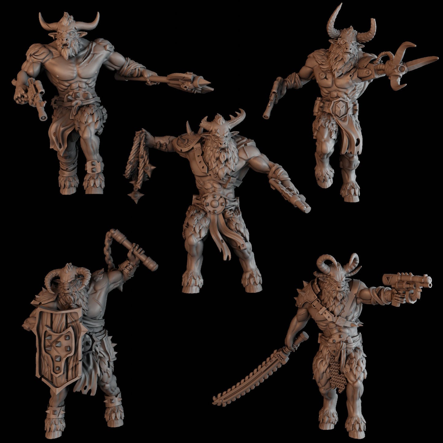 3d Printed TechBeasts by DakkaDakka Miniatures