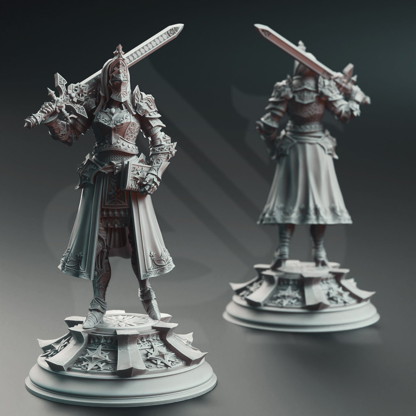 3D Printed Knight Inquisitor by DM Stash