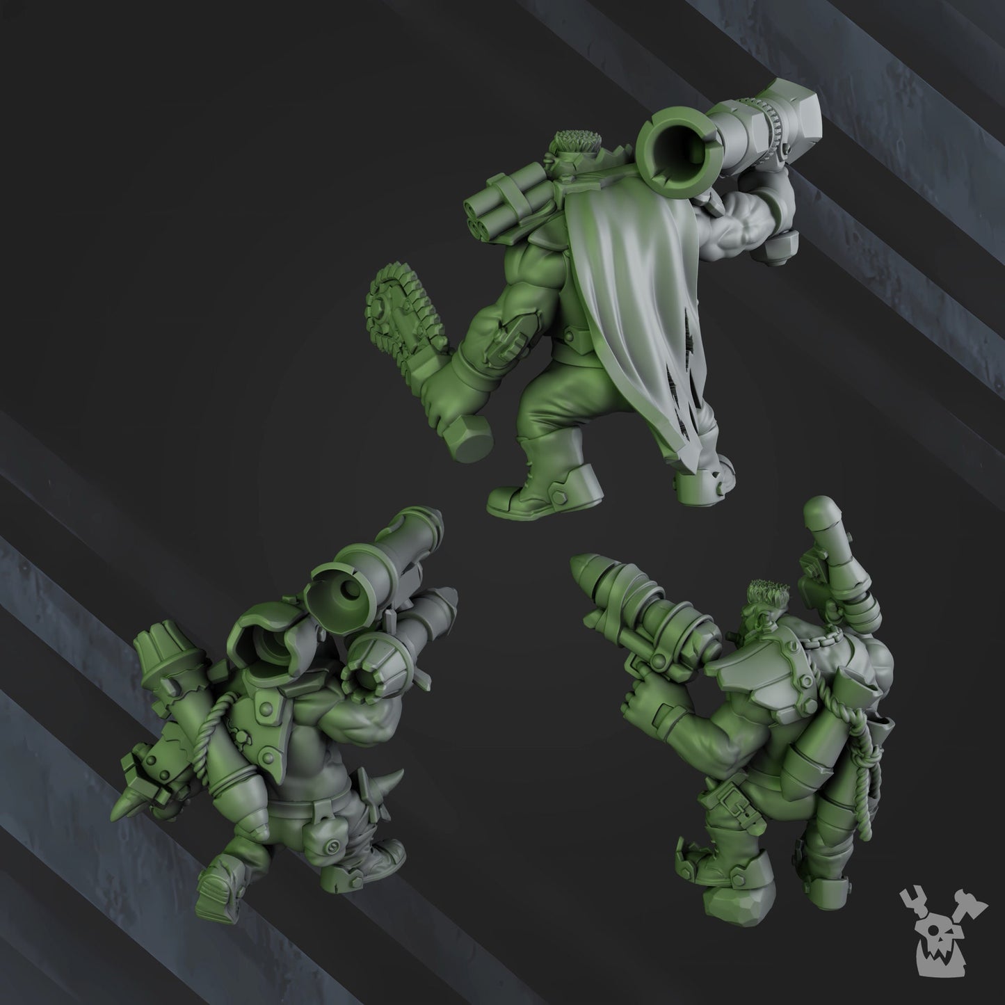 3d Printed Bazooka Boyz by DakkaDakka Miniatures