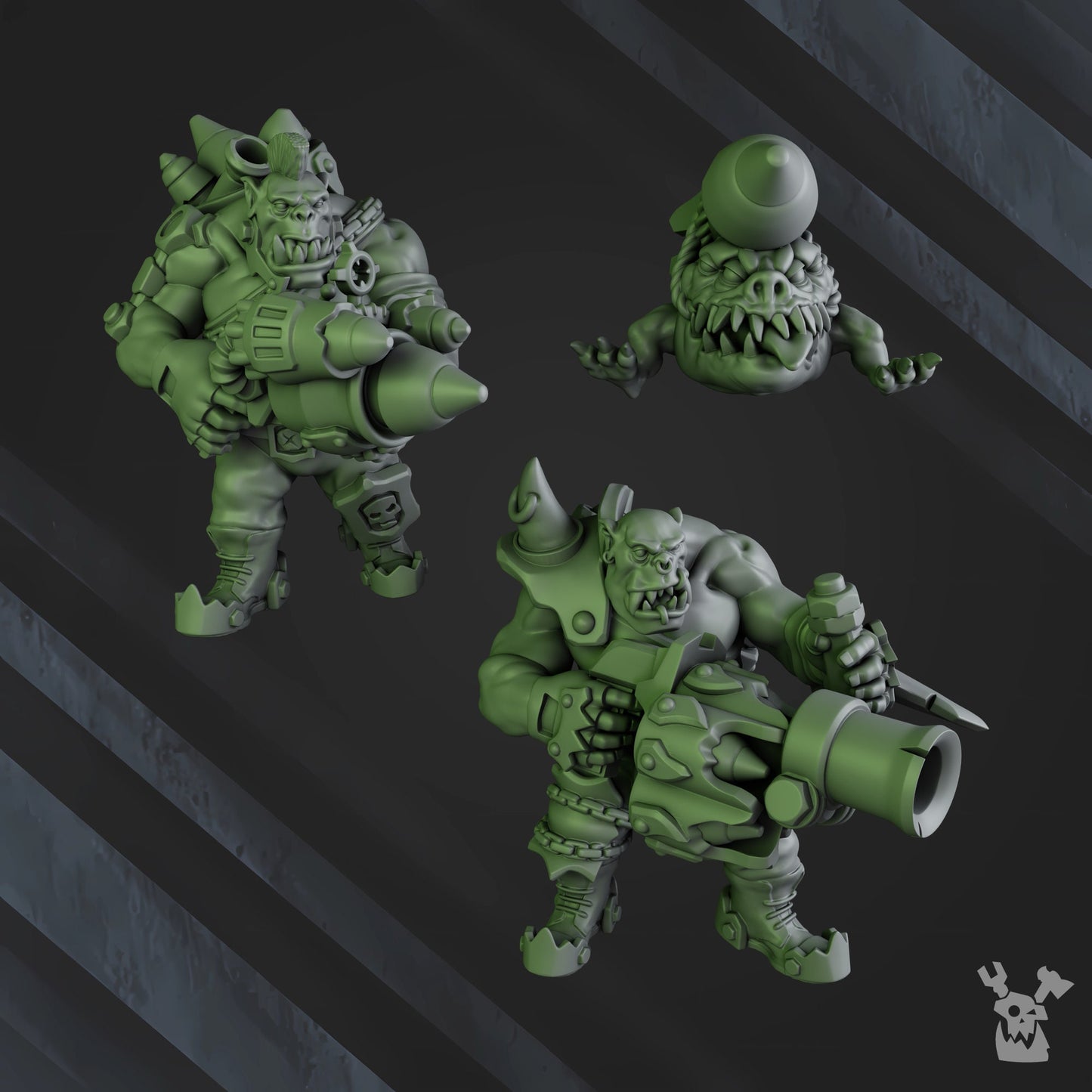 3d Printed Bazooka Boyz by DakkaDakka Miniatures