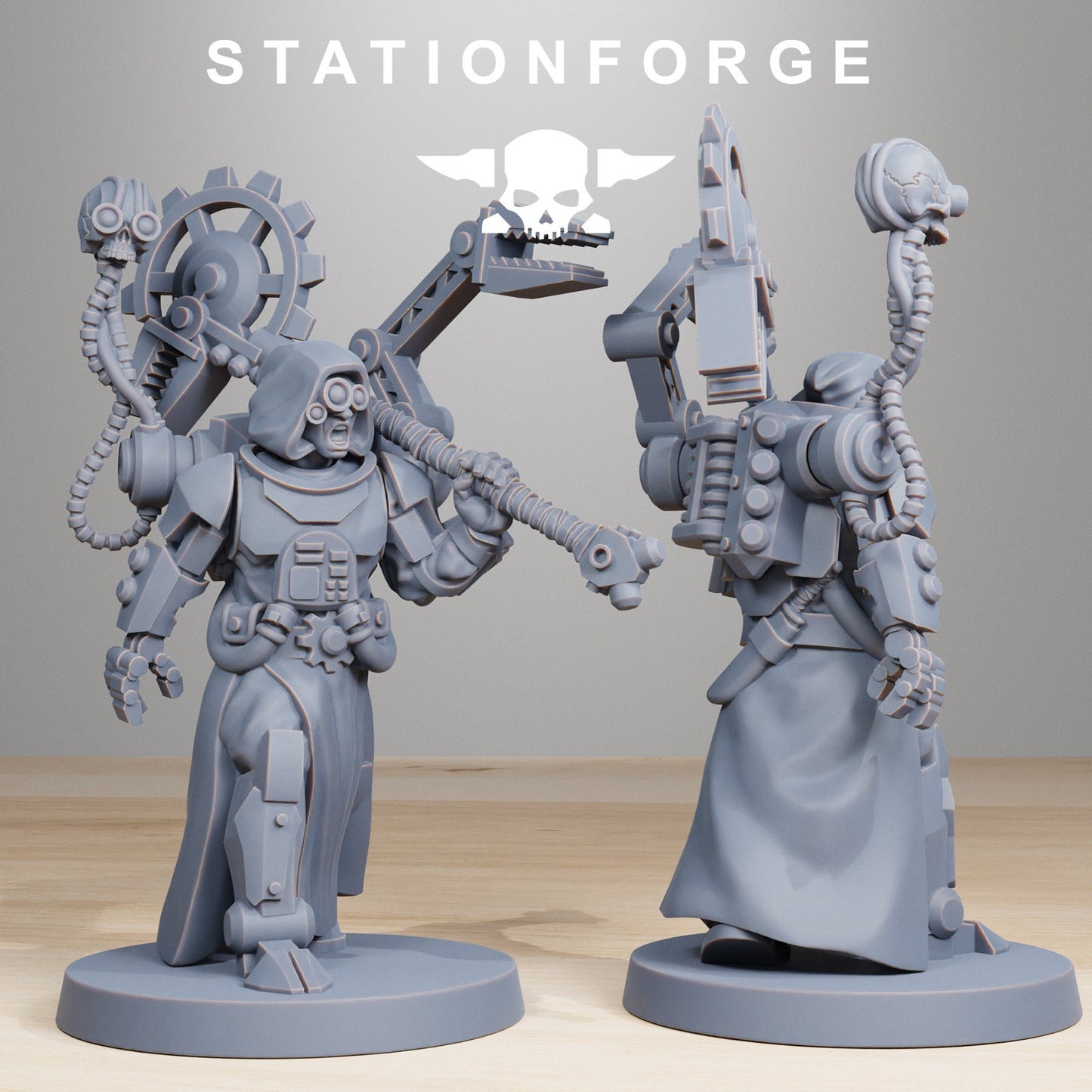 3D Printed Scavenger Vicars by StationForge Miniatures