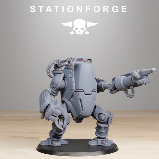 3D Printed Scavenger Clanker by StationForge Miniatures