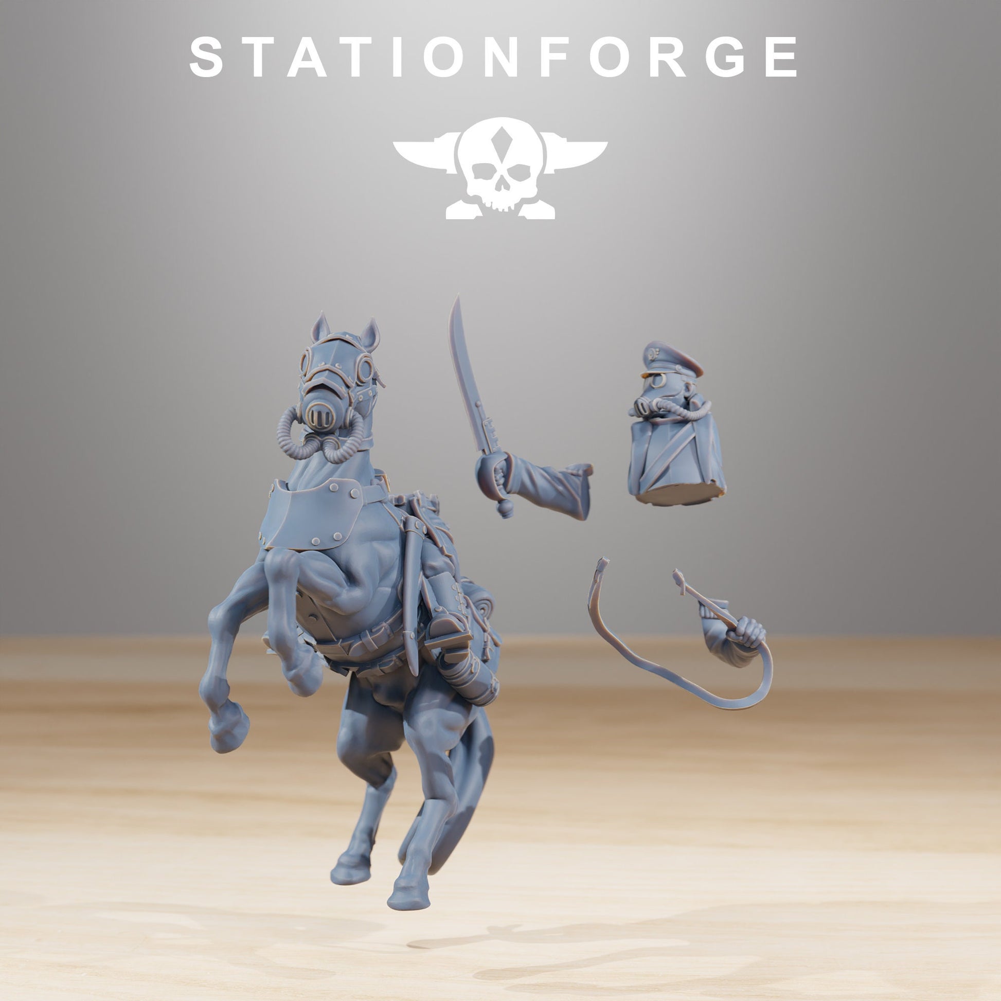 3D Printed GrimGuard Cavalry Captain by StationForge Miniatures – Last ...