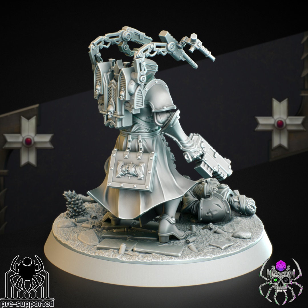 3d Printed Apothecary Widow by EightLegs Miniatures