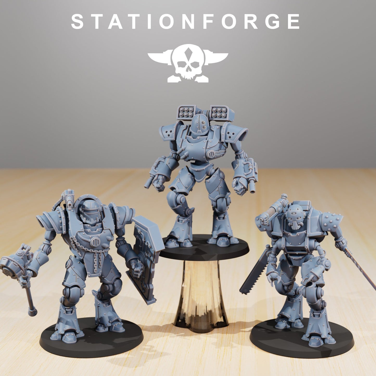 3D Printed Scavenger Exutars by StationForge Miniatures