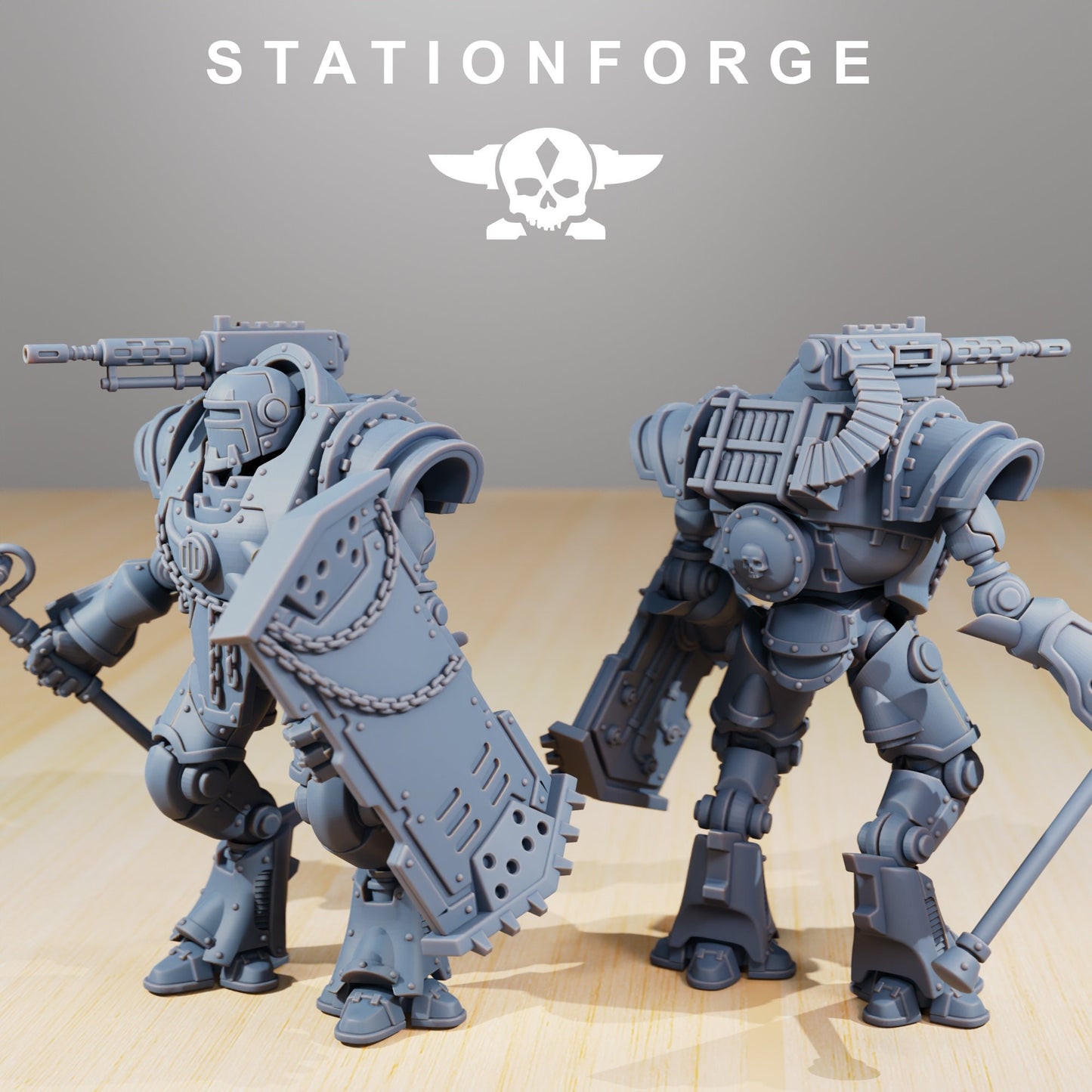 3D Printed Scavenger Exutars by StationForge Miniatures