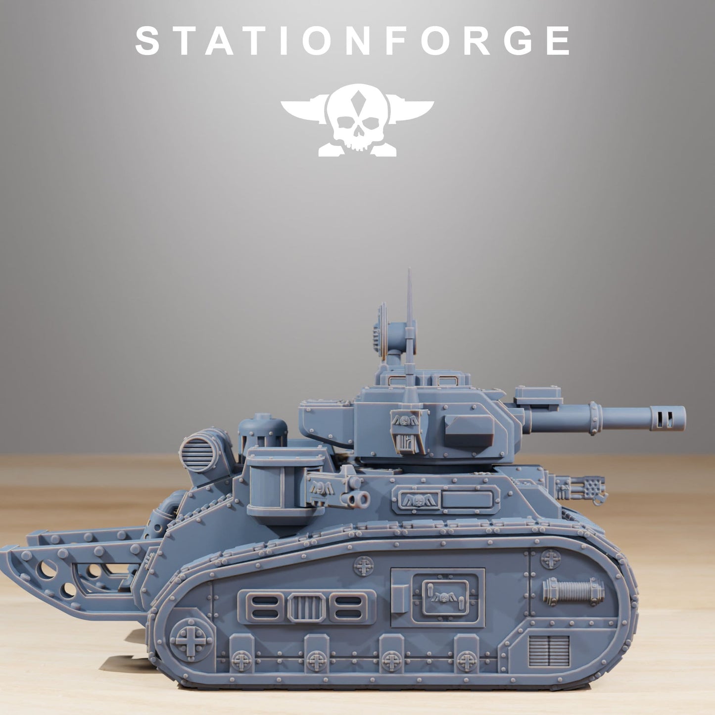 3D Printed GrimGuard Light Tank by StationForge Miniatures