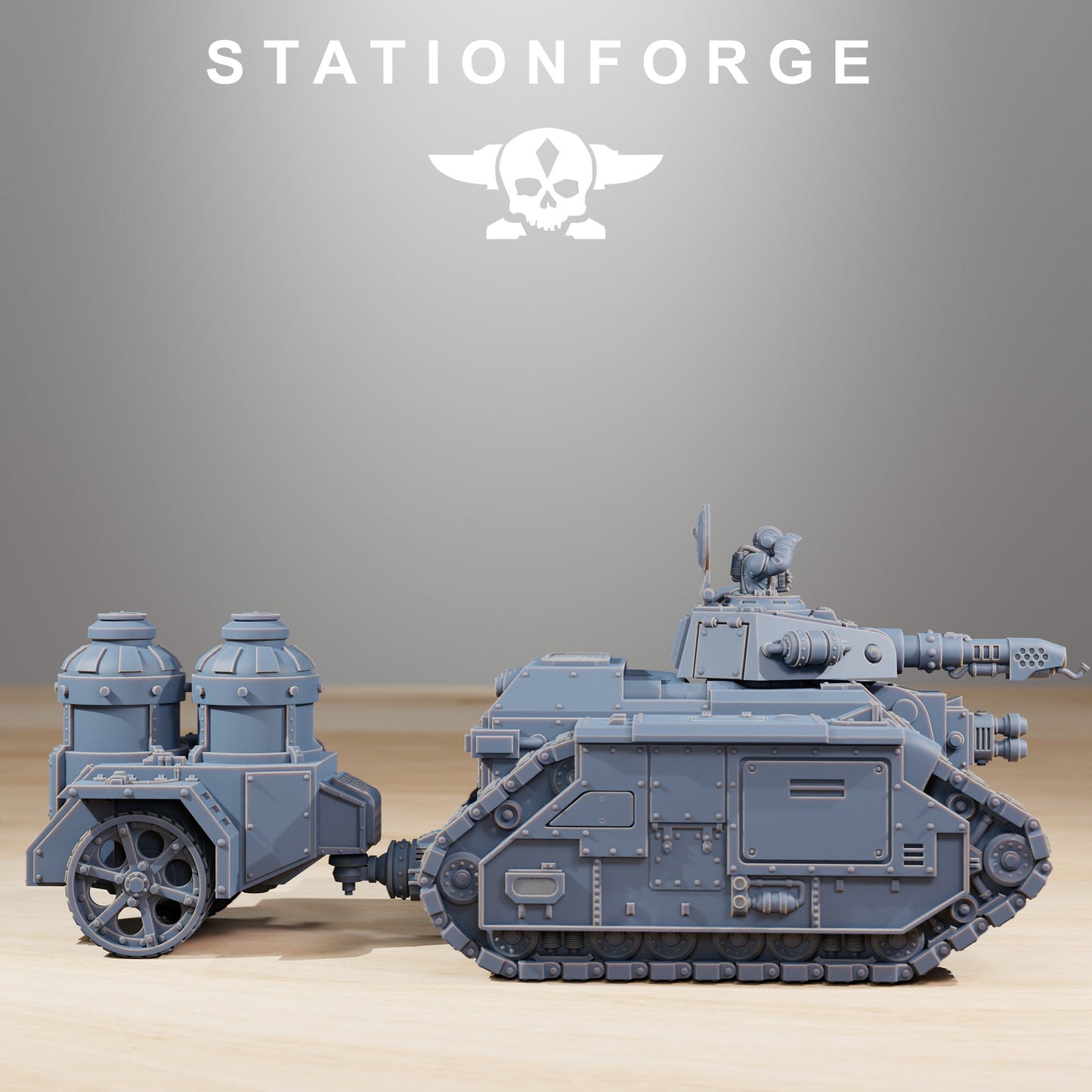 3D Printed GrimGuard Flame Tank by StationForge Miniatures