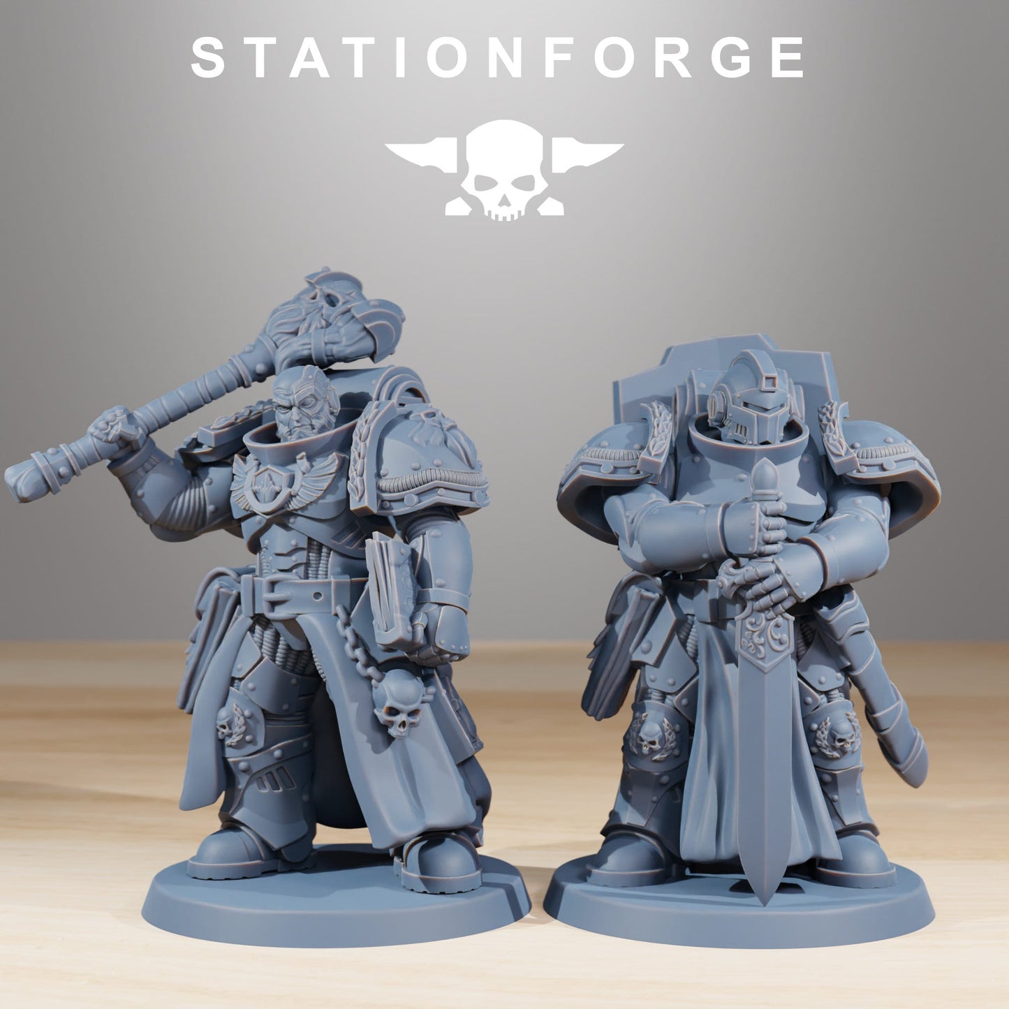 3D Printed Socratis Knights by StationForge Miniatures